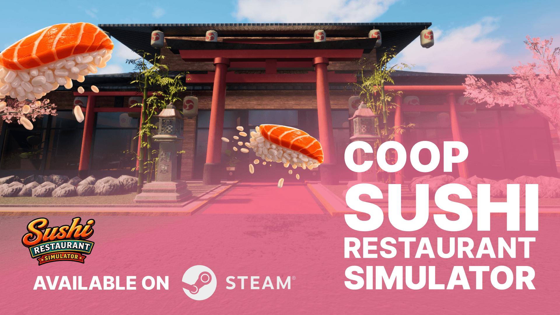 Sushi Restaurant Simulator gameplay video announcement